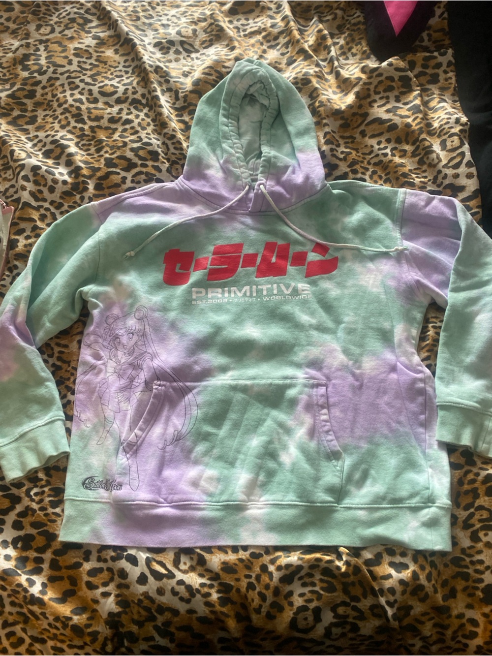 Sailor Moon Tie Dye Primitive Hoodie